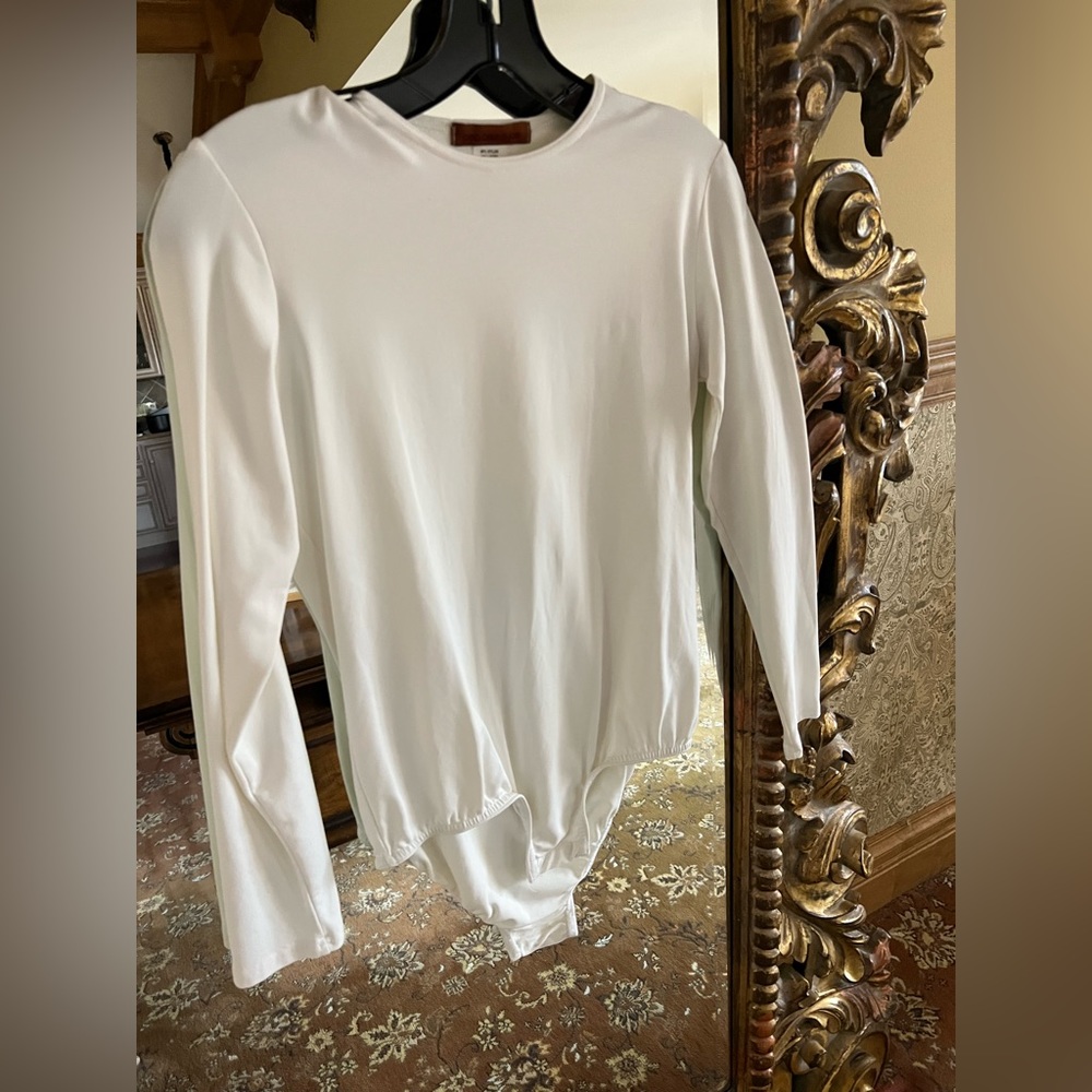 NWOT Pea Bee & Jae bodysuit shell in cream size M